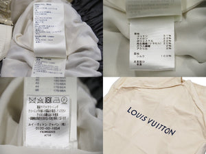 LOUIS VUITTON ルイヴィトン ジャケット ライトニングルレックスフーデッド 21SS 38 ホワイト ゴールド RW211B 美品 中古 48589