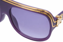 Load image into Gallery viewer, 初期 極美品 LOUIS VUITTON ルイヴィトン ミリオネア サングラス 61□15 Z0097E パープル ゴールド アイウェア 48607