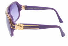 Load image into Gallery viewer, 初期 極美品 LOUIS VUITTON ルイヴィトン ミリオネア サングラス 61□15 Z0097E パープル ゴールド アイウェア 48607
