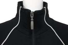Load image into Gallery viewer, BALENCIAGA バレンシアガ スポーツアイコン ジップアップトラックジャケット ブラック コットン サイズ2 697954 美品 中古 48611