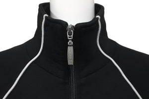 BALENCIAGA バレンシアガ スポーツアイコン ジップアップトラックジャケット ブラック コットン サイズ2 697954 美品 中古 48611