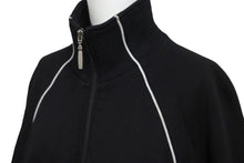 Load image into Gallery viewer, BALENCIAGA バレンシアガ スポーツアイコン ジップアップトラックジャケット ブラック コットン サイズ2 697954 美品 中古 48611