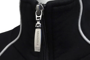 BALENCIAGA バレンシアガ スポーツアイコン ジップアップトラックジャケット ブラック コットン サイズ2 697954 美品 中古 48611