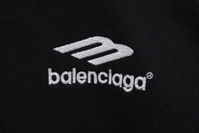 Load image into Gallery viewer, BALENCIAGA バレンシアガ スポーツアイコン ジップアップトラックジャケット ブラック コットン サイズ2 697954 美品 中古 48611