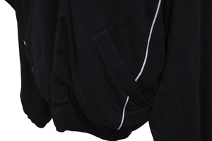 BALENCIAGA バレンシアガ スポーツアイコン ジップアップトラックジャケット ブラック コットン サイズ2 697954 美品 中古 48611
