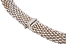 Load image into Gallery viewer, 希少 TIFFANY&amp;Co. ティファニー サマセット メッシュ ペンダント ネックレス チョーカー SV925 シルバー 87.5g 中古 48617