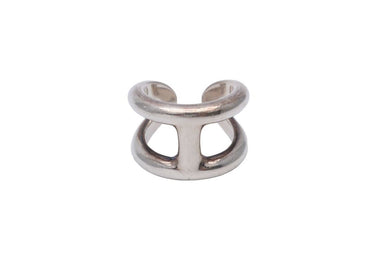 HERMES エルメス オスモズ Osmos PM リング 56 16号 シルバー製 Silve SV925 PM Ring シェーヌダンクル 中古 48648