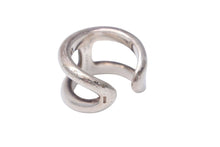 Load image into Gallery viewer, HERMES エルメス オスモズ Osmos PM リング 56 16号 シルバー製 Silve SV925 PM Ring シェーヌダンクル 中古 48648
