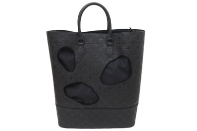 新品同様 COMME des GARCONS ルイヴィトン 川久保玲 ウィズホールズ トートバッグ M40279 中古 44073