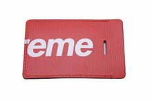 Load image into Gallery viewer, 極美品 LOUIS VUITTON×Supreme ルイ・ヴィトン×シュプリーム ネームタグ レッド エピレザー M67726 中古 48686