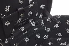 Load image into Gallery viewer, SAINT LAURENT サンローラン クロコ型押し ２WAY ドラム ハンドバッグ ブラック ショルダーバッグ ロゴ 美品 中古 48689