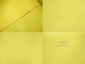 HERMES エルメス ドゥブルセンス36 Y刻印 トートバッグ ハンドバック トリヨンクレマンス イエロー ブラウン 美品 中古 48709