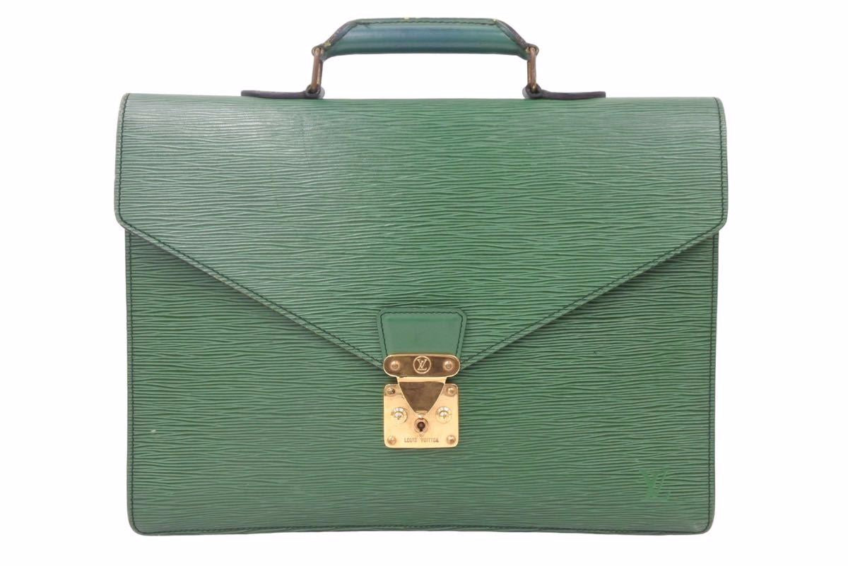 ルイ・ヴィトン Louis Vuitton エピ ビジネスバック セルヴィエット