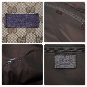 極美品 グッチ GUCCI GGキャンバス ブラウン 茶 シェリーライン ボストンバッグ トラベルバッグ 大容量 153240 中古 48725 