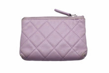 Load image into Gallery viewer, CHANEL シャネル コインケース カードケース コンパクト財布 小銭入れ パープル ココマーク 16788424 中古 48740