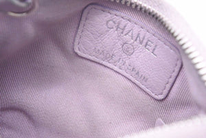 CHANEL シャネル コインケース カードケース コンパクト財布 小銭入れ パープル ココマーク 16788424 中古 48740