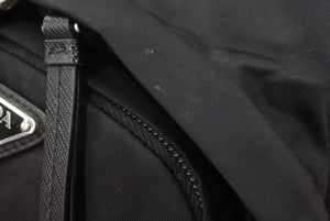 PRADA プラダ ウエストバッグ・ボディバッグ 斜め掛けバッグ ユニセックス シルバー金具 1BZ026 中古 48744