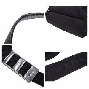 PRADA プラダ ウエストバッグ・ボディバッグ 斜め掛けバッグ ユニセックス シルバー金具 1BZ026 中古 48744
