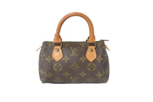 Load image into Gallery viewer, LOUIS VUITTON ルイヴィトン ミニスピーディ ハンドバッグ モノグラム ブラウン レザー M41534 美品 中古 48749