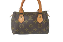 Load image into Gallery viewer, LOUIS VUITTON ルイヴィトン ミニスピーディ ハンドバッグ モノグラム ブラウン レザー M41534 美品 中古 48749