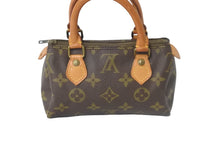 Load image into Gallery viewer, LOUIS VUITTON ルイヴィトン ミニスピーディ ハンドバッグ モノグラム ブラウン レザー M41534 美品 中古 48749