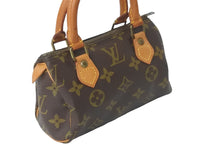 Load image into Gallery viewer, LOUIS VUITTON ルイヴィトン ミニスピーディ ハンドバッグ モノグラム ブラウン レザー M41534 美品 中古 48749