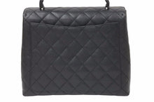 Load image into Gallery viewer, CHANEL シャネル ケリー型 ハンドバッグ トップハンドル 5番台 キャビアスキン ブラック シルバー金具 美品 中古 48753