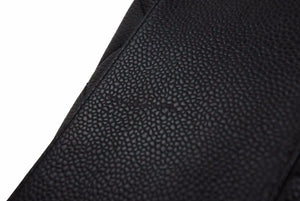 CHANEL シャネル ケリー型 ハンドバッグ トップハンドル 5番台 キャビアスキン ブラック シルバー金具 美品 中古 48753