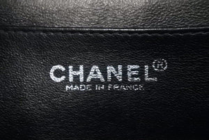 CHANEL シャネル ケリー型 ハンドバッグ トップハンドル 5番台 キャビアスキン ブラック シルバー金具 美品 中古 48753