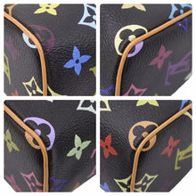 Load image into Gallery viewer, 新品同様 LOUIS VUITTON ルイヴィトン ミニスピーディ ハンドバッグ ブラック マルチカラー 村上隆 レザー M92644 48758