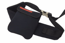 Load image into Gallery viewer, PRADA プラダ ウエストバッグ・ボディバッグ MV563 スポーツライン ブランドロゴ ブラック シルバー金具 美品 中古 48760