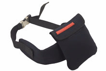 Load image into Gallery viewer, PRADA プラダ ウエストバッグ・ボディバッグ MV563 スポーツライン ブランドロゴ ブラック シルバー金具 美品 中古 48760