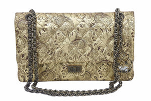 極美品 シャネル CHANEL MOSCOW パリ モスクワ 2.55 マトラッセ チェーン ショルダーバッグ 12番台 ゴールド 中古 48771