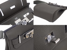 Load image into Gallery viewer, 新品未使用 エルメス HERMES アッカドPM U刻印 ワンショルダーバッグ カーキ 新型 シルバー金具 中古 48816