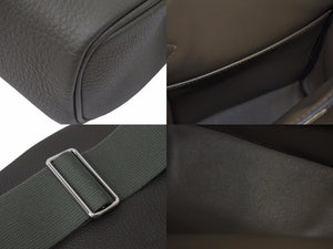 新品未使用 エルメス HERMES アッカドPM U刻印 ワンショルダーバッグ カーキ 新型 シルバー金具 中古 48816
