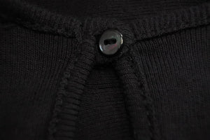 Chloe クロエ タンクトップ トップス ワンポイントロゴ イニシャル 1AHT27-1A081 コットン ブラック イエロー 美品 中古 48823