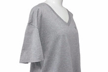 Load image into Gallery viewer, Christian Dior クリスチャンディオール 半袖Ｔシャツ トップス Vネック 8E3363820107 サイズXL グレー レディース 美品 中古 48825