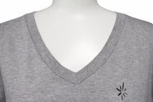Load image into Gallery viewer, Christian Dior クリスチャンディオール 半袖Ｔシャツ トップス Vネック 8E3363820107 サイズXL グレー レディース 美品 中古 48825