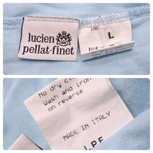 Load image into Gallery viewer, Lucien Pellat-Finet ルシアンペラフィネ 半袖Ｔシャツ トップス ドクロ柄 コットン ブルー サイズL ユニセックス 美品 中古 48826