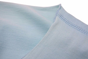 Lucien Pellat-Finet ルシアンペラフィネ 半袖Ｔシャツ トップス ドクロ柄 コットン ブルー サイズL ユニセックス 美品 中古 48826