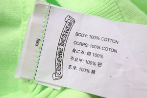 CHROME HEARTS(クロムハーツ)アームCHプラス ファイヤーパターンプリントクルーネック長袖Tシャツ L 美品 中古 48834