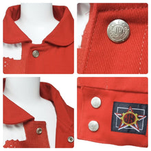 Load image into Gallery viewer, JH DESIGN ジェイエイチデザイン SCARFACE スカーフェイス ヴィンテージ ブルゾンジャケット ホワイト レッド 2XL 美品 中古 48842