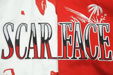 Load image into Gallery viewer, JH DESIGN ジェイエイチデザイン SCARFACE スカーフェイス ヴィンテージ ブルゾンジャケット ホワイト レッド 2XL 美品 中古 48842