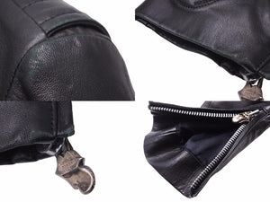 クロムハーツ JJ DEAN JJディーン ローリングストーンズ ダガージップライダースレザージャケット S 美品 中古 48850