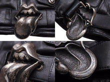 Load image into Gallery viewer, クロムハーツ JJ DEAN JJディーン ローリングストーンズ ダガージップライダースレザージャケット S 美品 中古 48850