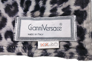 VERSACE ヴェルサーチ マフラー・ショール ベットスロー ヴェルサーチェ ショール レオパード柄 美品 中古 48862 