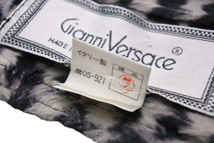 VERSACE ヴェルサーチ マフラー・ショール ベットスロー ヴェルサーチェ ショール レオパード柄 美品 中古 48862 