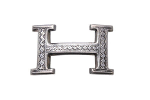 HERMES エルメス ベルト コンスタンス トゥワレグ族 レザー リバーシブル シルバー金具 保存箱 保存袋 サイズ65 美品 中古 48891