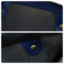 Load image into Gallery viewer, LOUIS VUITTON ルイヴィトン ハンドバッグ スピーディ25 エピ M43015ブルー ゴールド金具 美品 中古 48893