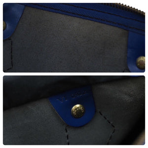 LOUIS VUITTON ルイヴィトン ハンドバッグ スピーディ25 エピ M43015ブルー ゴールド金具 美品 中古 48893